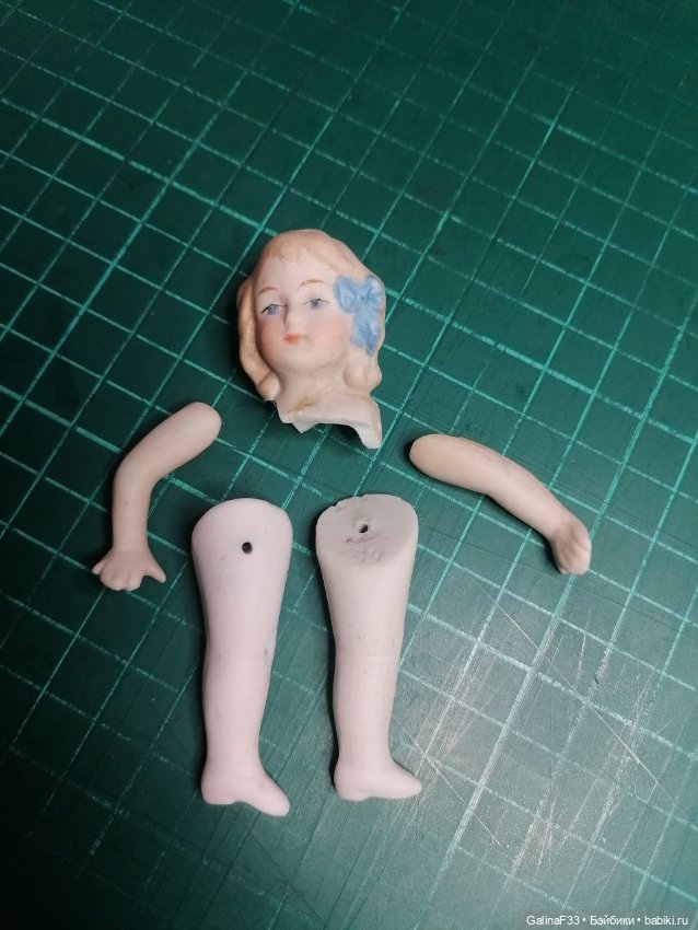 Антикварные части для создания куколки