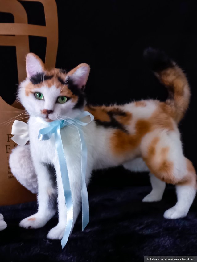 Мягкая игрушка кошечка Портретный котик (фото 4)