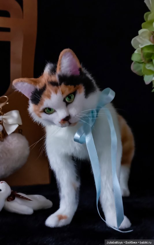 Мягкая игрушка кошечка Портретный котик (фото 6)