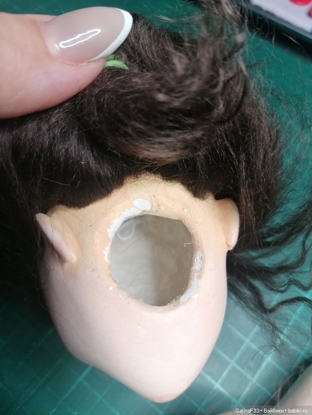 Голова и шейный шарнир для создания куколки до 50 см (фото 8)