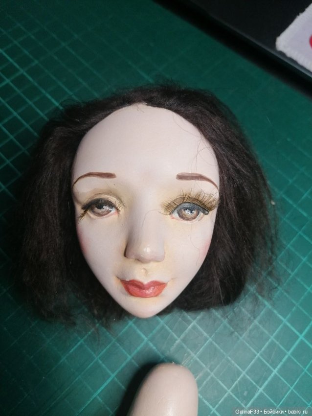 Голова и шейный шарнир для создания куколки до 50 см (фото 6)