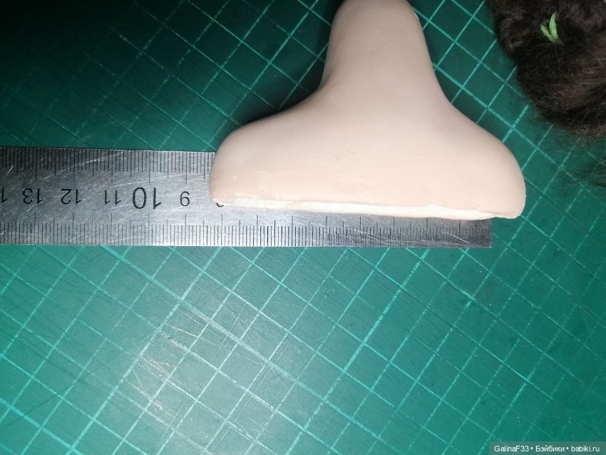 Голова и шейный шарнир для создания куколки до 50 см