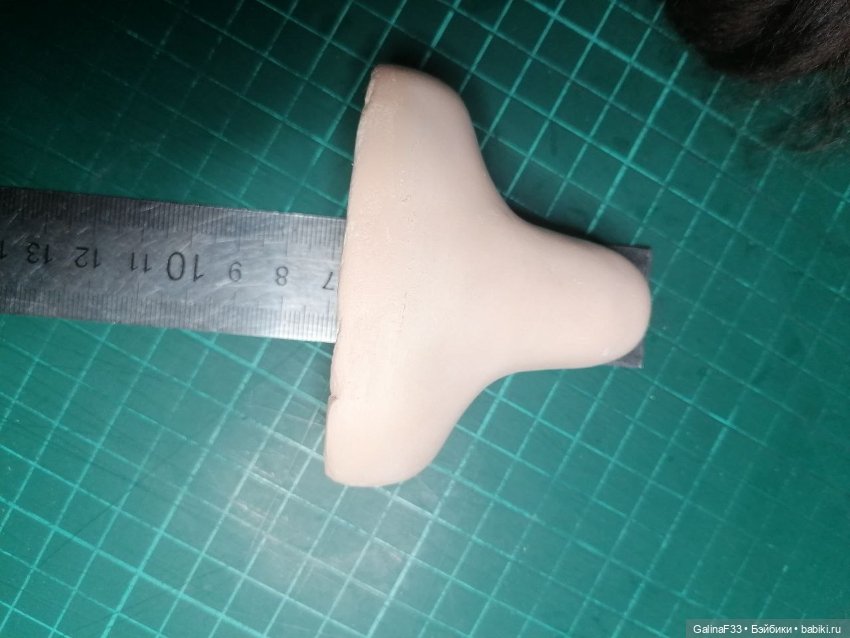 Голова и шейный шарнир для создания куколки до 50 см