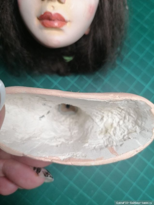 Голова и шейный шарнир для создания куколки до 50 см (фото 3)