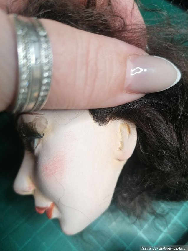 Голова и шейный шарнир для создания куколки до 50 см (фото 9)