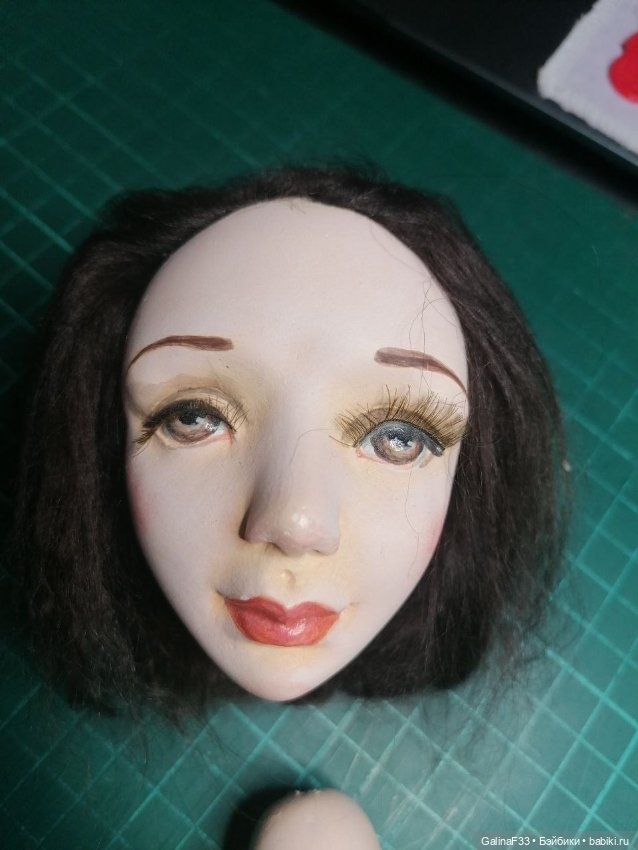 Голова и шейный шарнир для создания куколки до 50 см (фото 4)