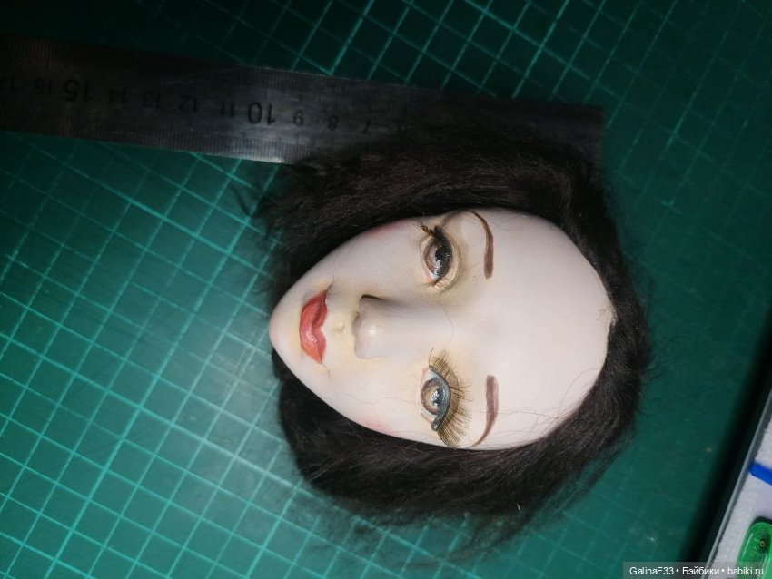 Голова и шейный шарнир для создания куколки до 50 см (фото 10)