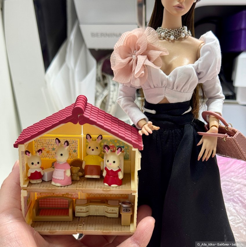 Уникальный микро-домик Silvanian Families для фотосессий и румбоксов (фото 7)