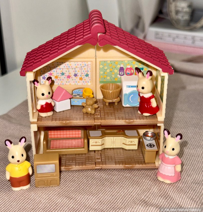 Уникальный микро-домик Silvanian Families для фотосессий и румбоксов