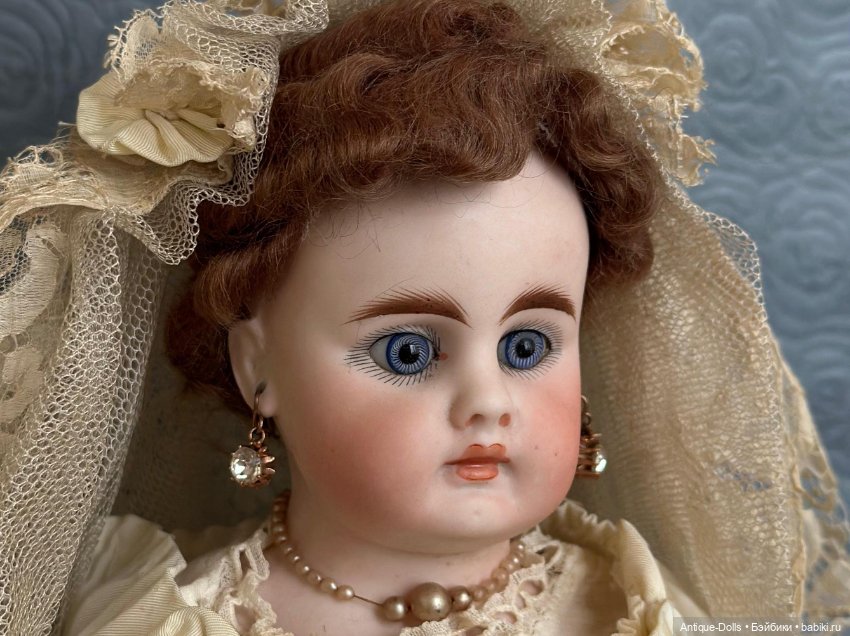 Антикварная немецкая кукла Bähr & Pröschild, молд 207 7, «bride doll» (фото 2)