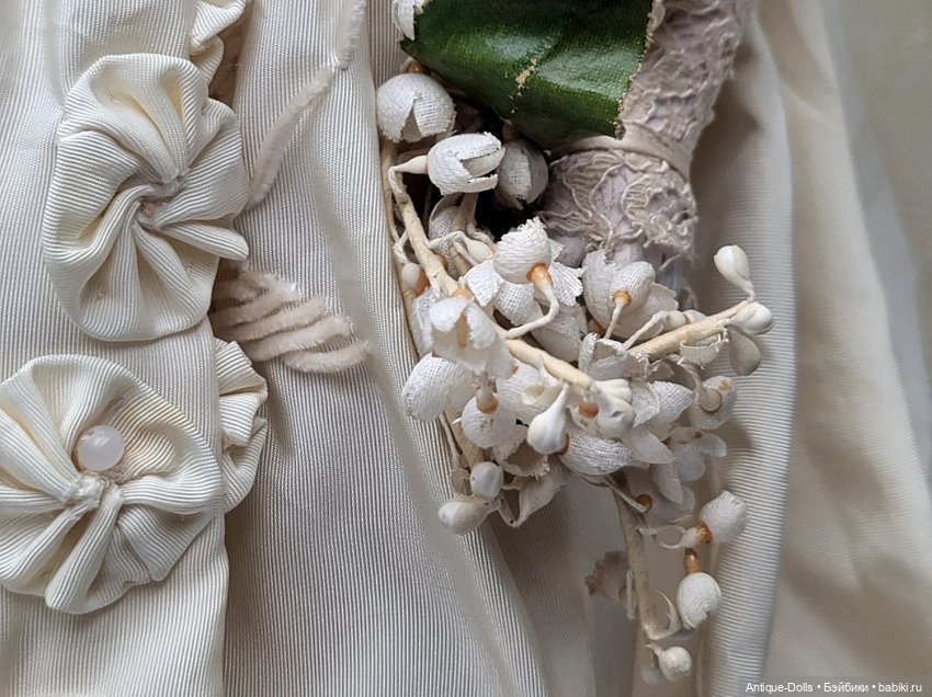 Антикварная немецкая кукла Bähr & Pröschild, молд 207 7, «bride doll» (фото 9)