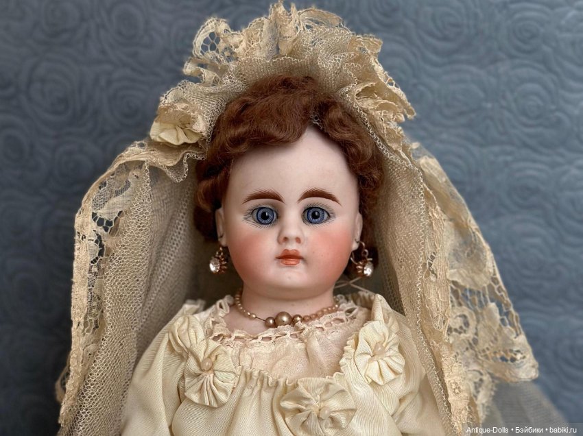 Антикварная немецкая кукла Bähr & Pröschild, молд 207 7, «bride doll» (фото 3)