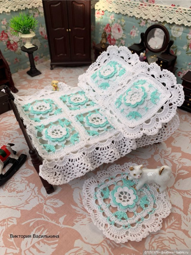 Продам…спальный комплект — Миниатюра для кукол (фото 3)