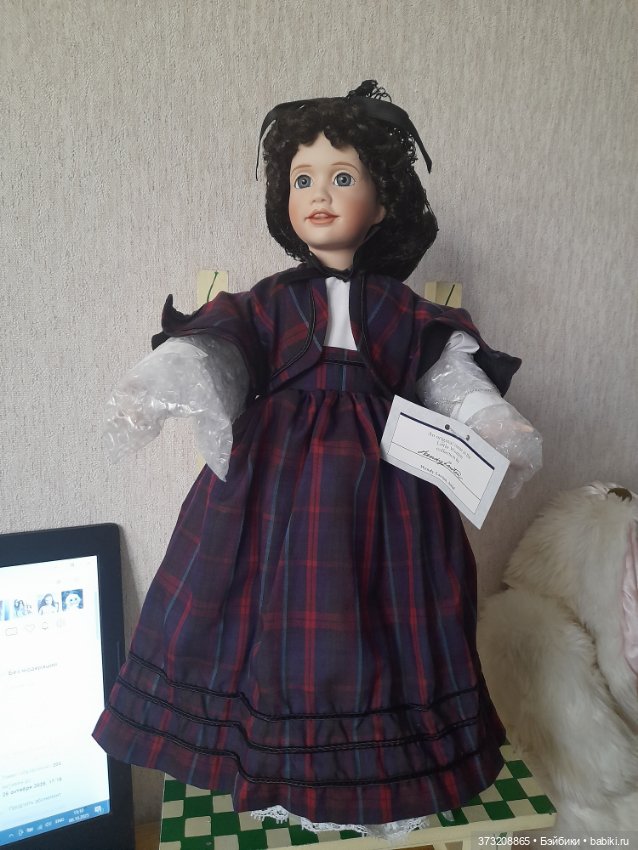 Фарфоровая кукла Эштон Дрейк - Джо из серии «Маленькие женщины " (фото 2)