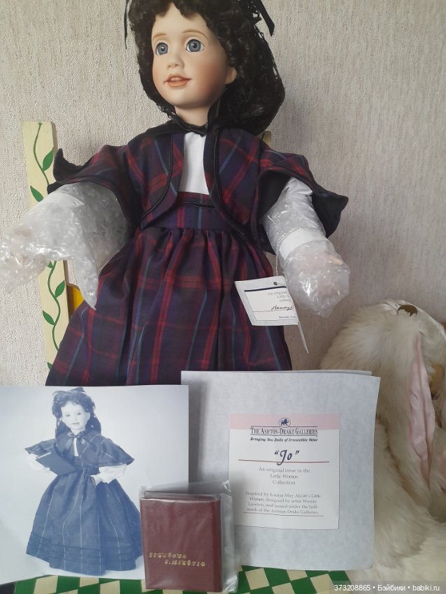 Фарфоровая кукла Эштон Дрейк - Джо из серии «Маленькие женщины " (фото 7)