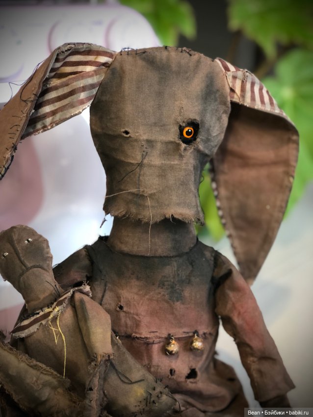 Жуткая чердачная кукла ручная работа