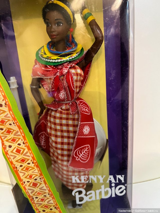 Barbie Dolls of the World Collector Kenyan (фото 7)