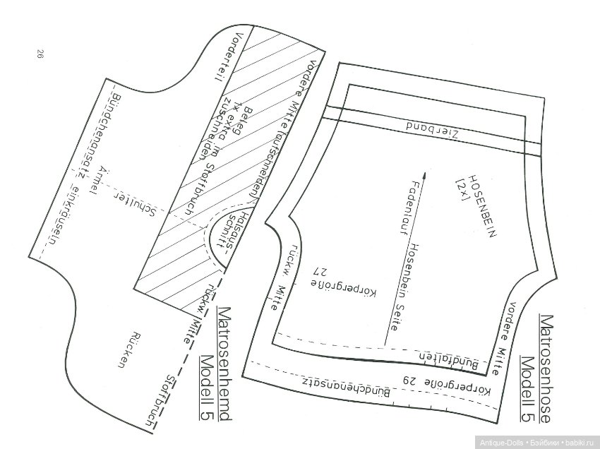 Руководство по изготовлению кукольной одежды Puppenmode