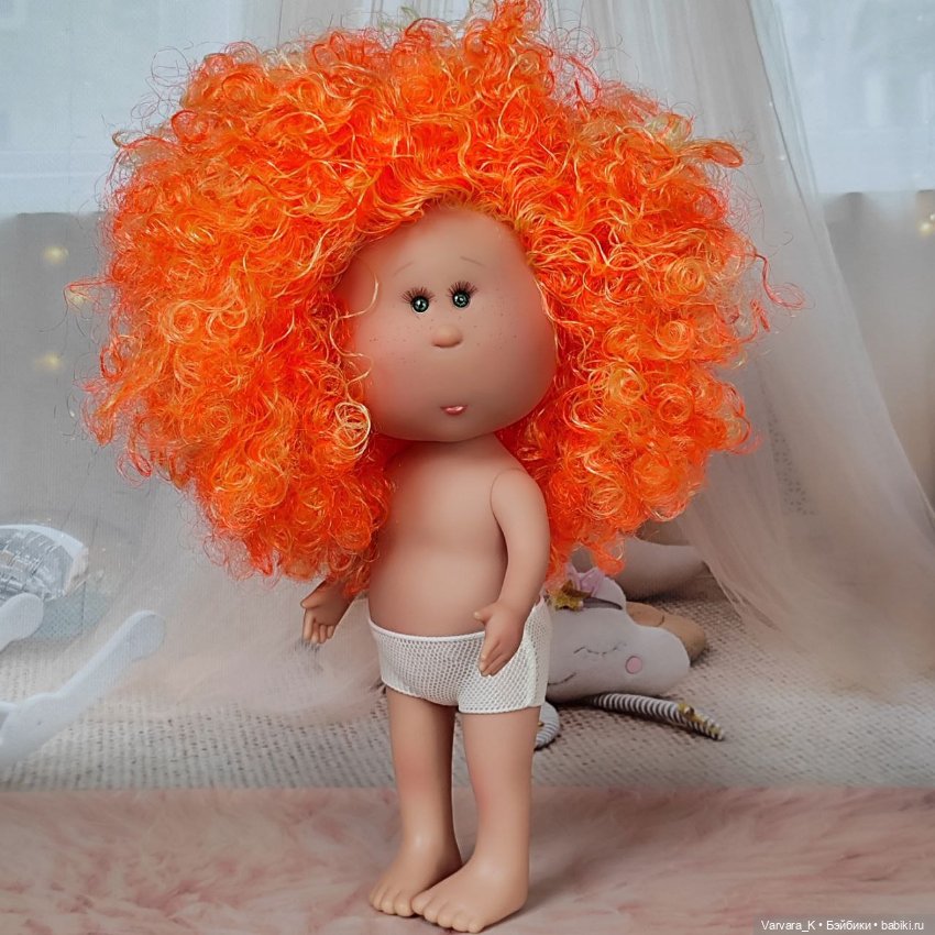 Nines D Onil Мия, рыжие кудри, 30 см (фото 7)