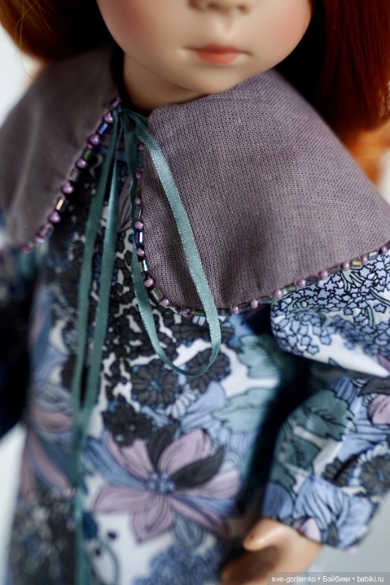 Платье для минуш и руби ред «Гербарий в инее» (фото 2)