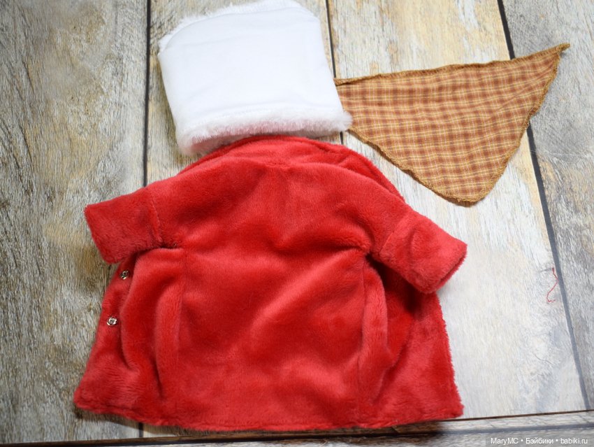 Пальто, берет, шарфик на Паола Рейна 34 см (фото 5)