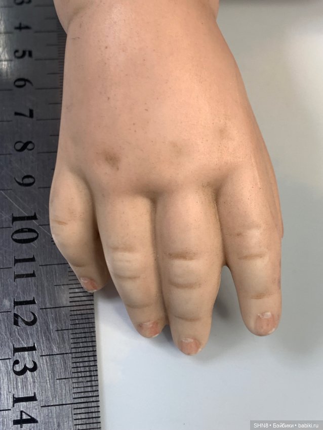 Рука правая фарфор большая (фото 5)