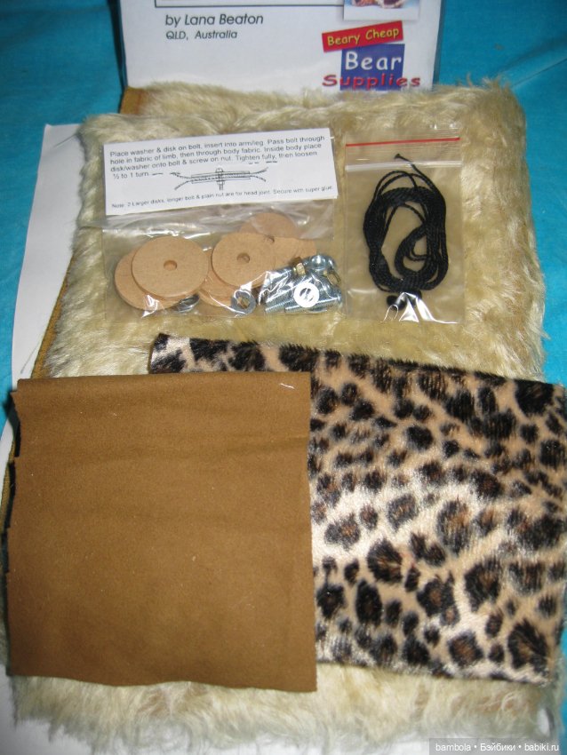 Набор для изготовления мишки-тедди Lilly 25см (фото 3)