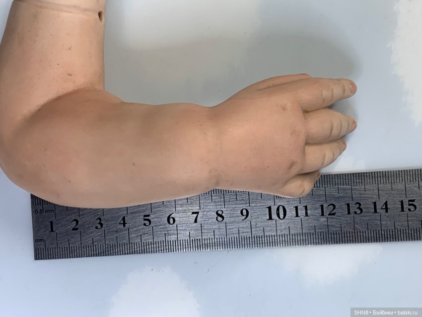 Рука правая фарфор большая (фото 4)