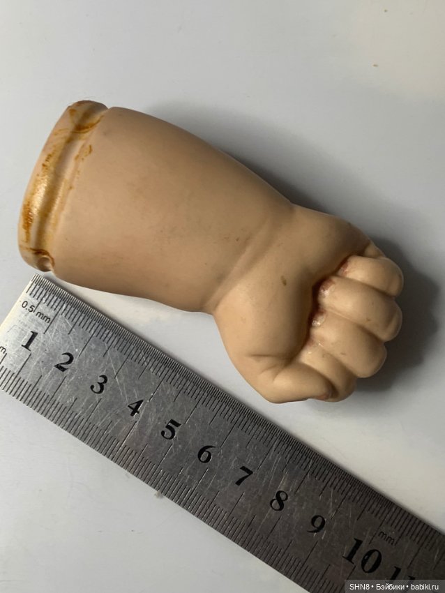 Ручка правая фарфор кулачок (фото 2)