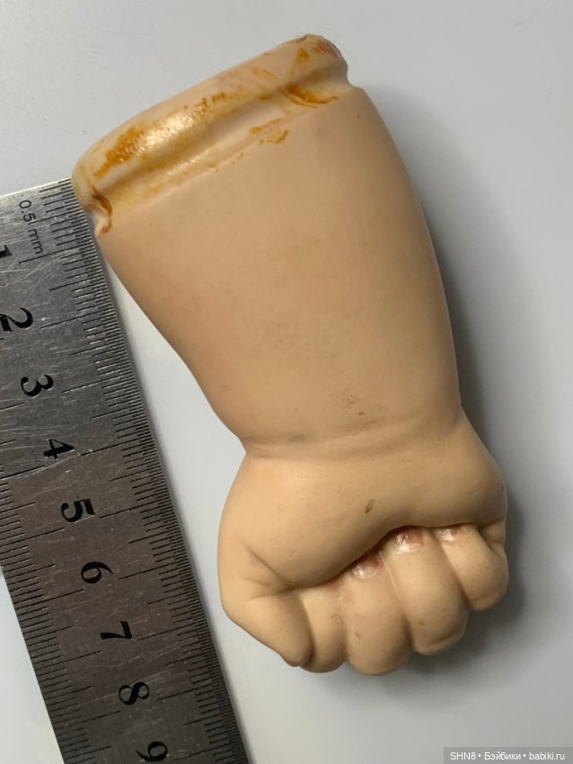 Ручка правая фарфор кулачок (фото 3)