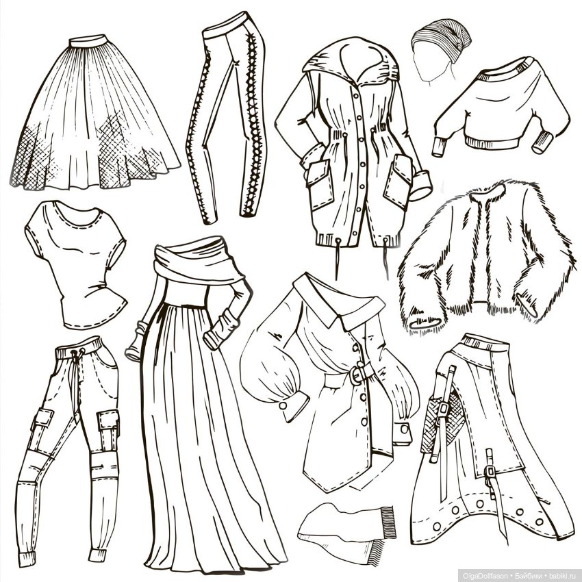 Альбомы с выкройками для БЖД Iplehouse FID, Raccoon doll (фото 6)