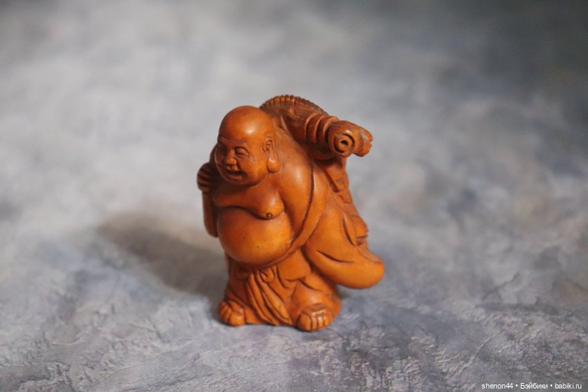 Нэцкэ "Идущий Будда". Винтаж (фото 4)