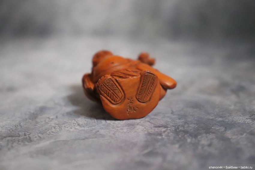 Нэцкэ "Идущий Будда". Винтаж (фото 5)