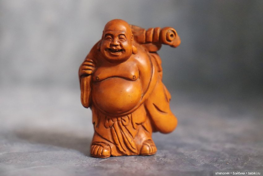 Нэцкэ "Идущий Будда". Винтаж (фото 2)