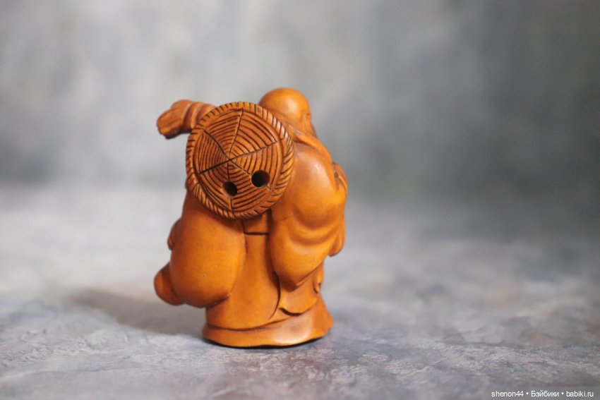 Нэцкэ "Идущий Будда". Винтаж (фото 3)