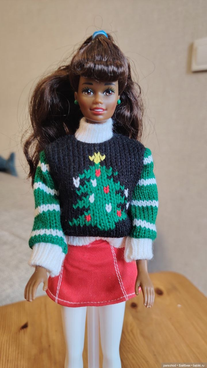Holiday Season Barbie AA Christie Кристи