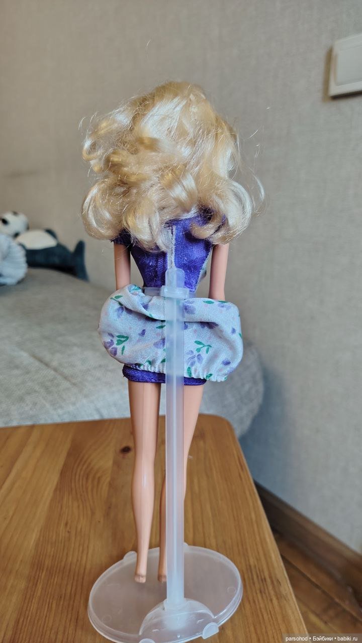 Barbie Fashion Play 1990 обычный выпуск в платье редкого выпуска (фото 2)