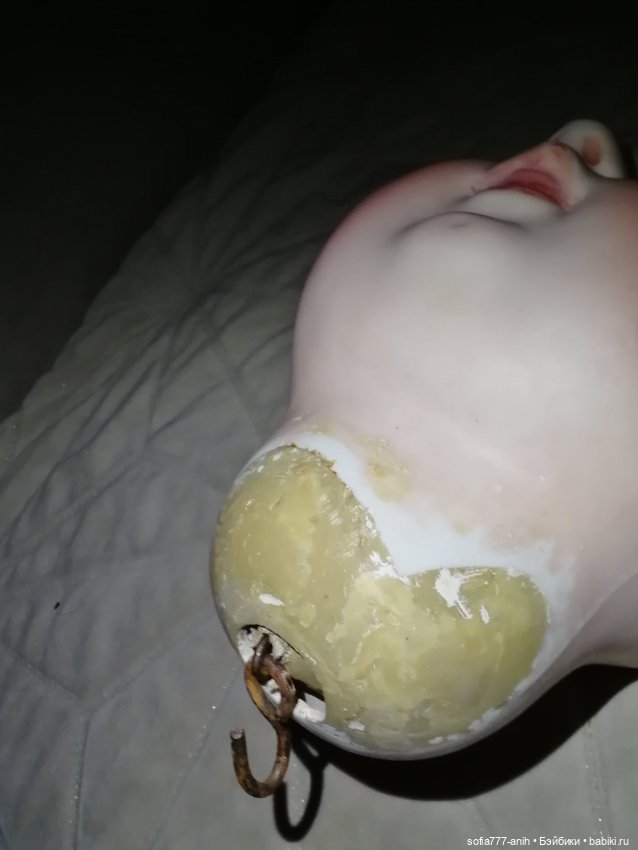 Антикварная ранняя огромная французская кукла фабрики Gaultier Block лицо Bru (фото 10)