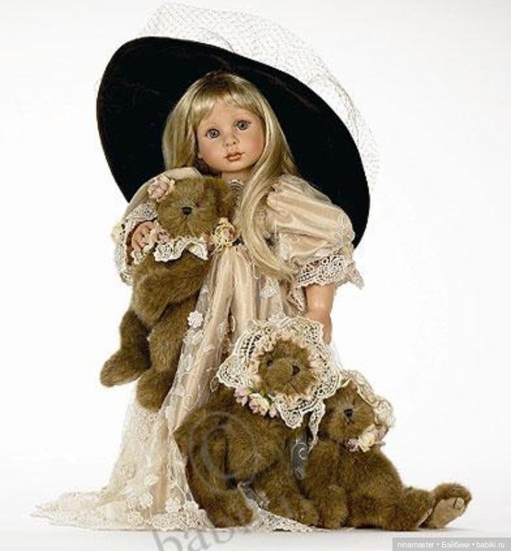 Красавица с мишками от Linda Rick