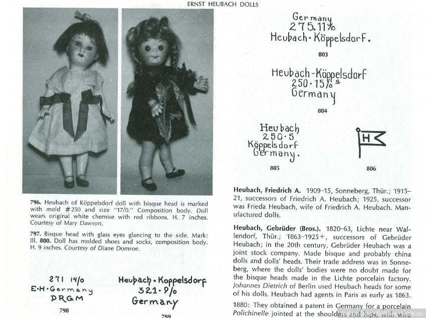 Книга об антикварных куклах The Collector's Encyclopedia, 1-е издание, Evelyn J. Coleman