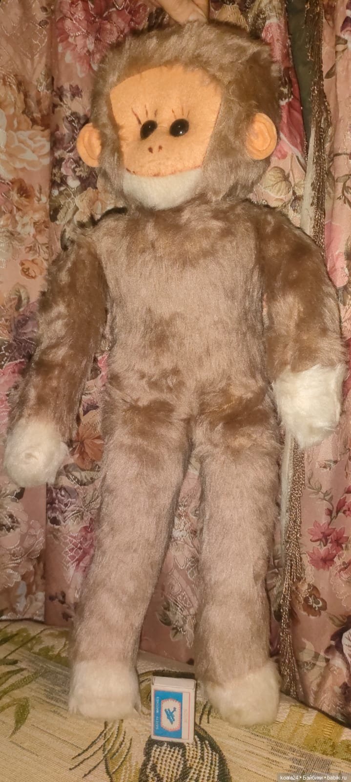 Мягкая игрушка ГДР. Обезьяна (фото 2)