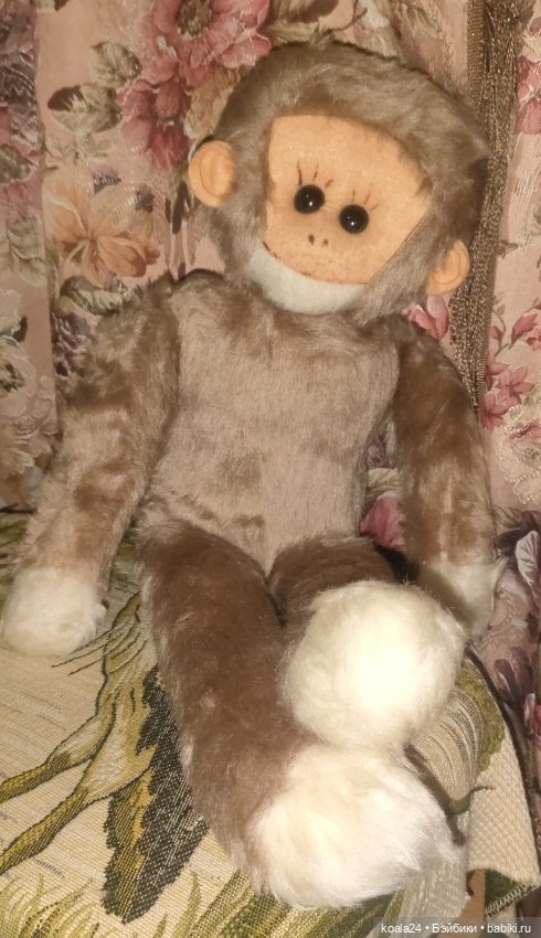 Мягкая игрушка ГДР. Обезьяна