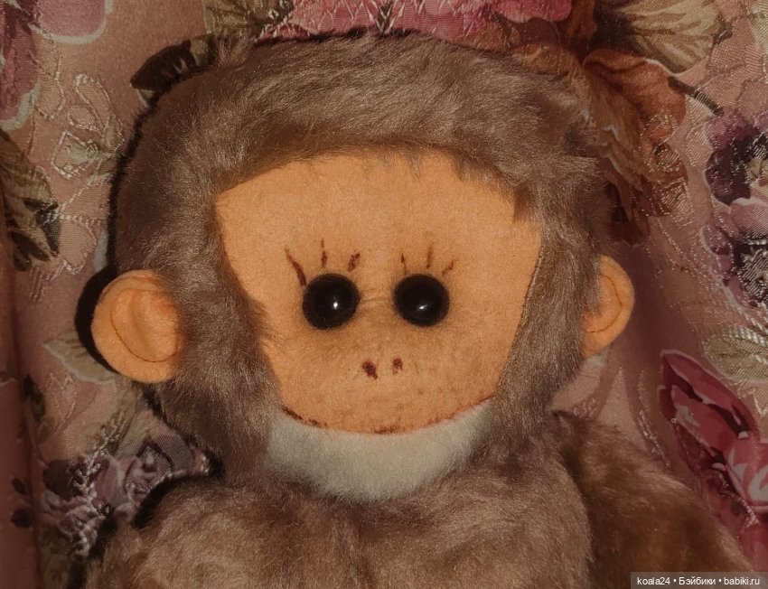 Мягкая игрушка ГДР. Обезьяна (фото 5)