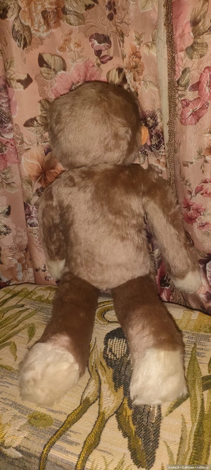 Мягкая игрушка ГДР. Обезьяна (фото 6)