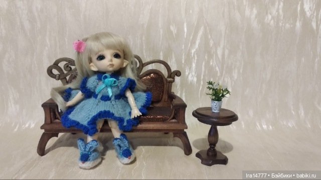 Продам диванчик из натурального дерева ( для кукол до 16 см) (фото 5)