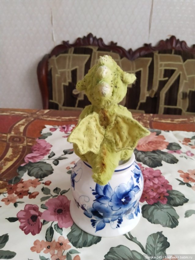 Дракончик тедди — Авторские игрушки (фото 3)