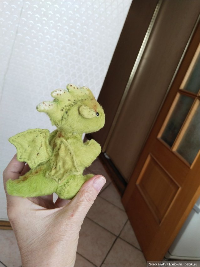 Дракончик тедди — Авторские игрушки (фото 7)