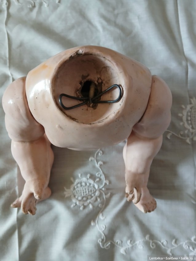 Антикварное тело для куклы бэбика (фото 6)