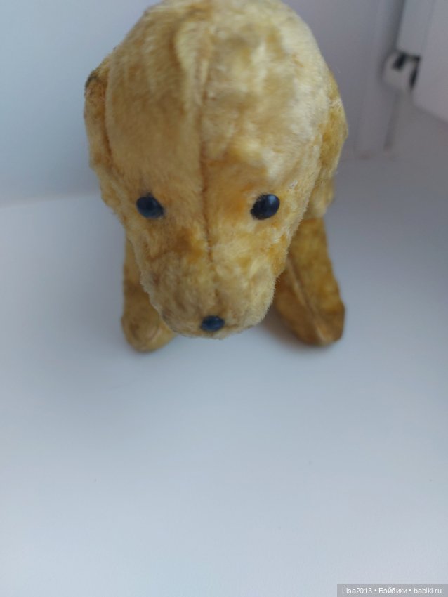 Плюшевая собачка — Винтажные куклы и игрушки детства (фото 6)