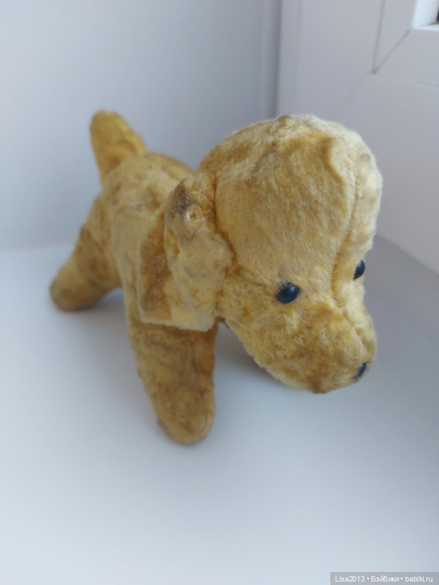 Плюшевая собачка — Винтажные куклы и игрушки детства (фото 3)